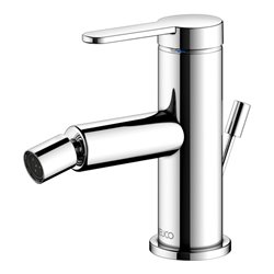 Keuco Einhebelmischer für Bidet IXMO 59509 m.Zug.-Ablgrt. Flat, Rosette r/e verchromt