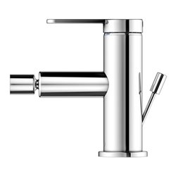 Keuco Einhebelmischer für Bidet IXMO 59509 m.Zug.-Ablgrt. Flat, Rosette r/e verchromt