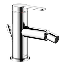 Keuco Einhebelmischer für Bidet IXMO 59509 m.Zug.-Ablgrt. Flat, Rosette r/e verchromt