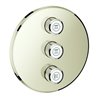 Grohe Fertigset Grohtherm Smartcontrol UP-Ventil, 3-fach, rund, nickel poliert