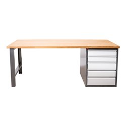 STIER Werkbank Premium mit 5 Schubladen TxH 700x890mm