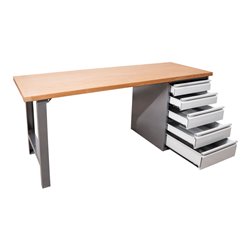 STIER Werkbank Premium mit 5 Schubladen TxH 700x890mm