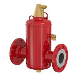 Flamco Luftabscheider Flamcovent Smart 65 F, DN 65, 8 l, 76,1mm, 4-Loch-Flansch