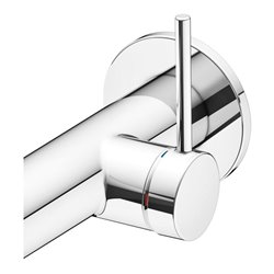 Keuco EHM IXMO Soft Ausl. 165mm, verchromt, Wandmont., rd Ros.