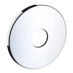 hansgrohe Rosette Brausenmischer Unterputz und Thermostat steel