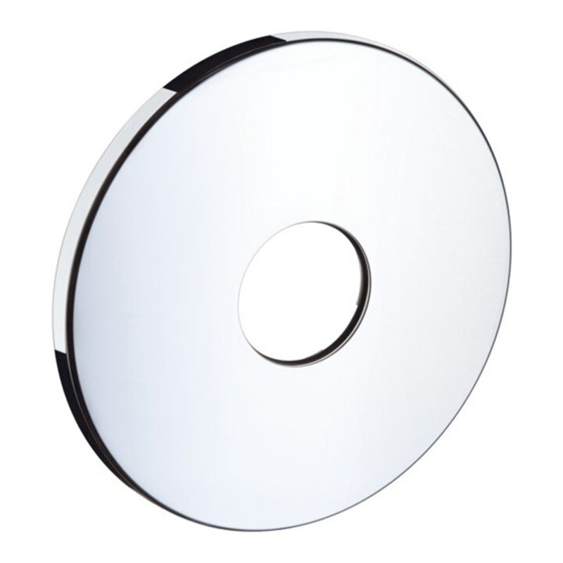 hansgrohe Rosette Brausenmischer Unterputz und Thermostat steel