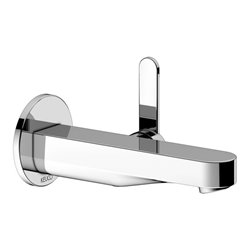 Keuco EHM IXMO Flat Ausl. 165mm, verchromt, Wd-mont., rd Ros.