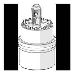 Hansa Kartusche 4.0 Niederdruck, mit Keramikscheiben
