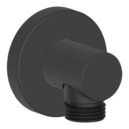 Duravit Wandanschlussbogen DN 15, o. Handbrausenh., Ros. rd, sw m