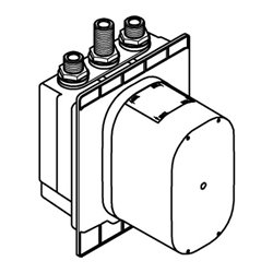 Grohe UP-Einbaukörper Eurosmart CE m therm. Mischer, 6 V Li-Batterie, f Br.
