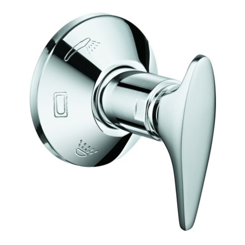 Grohe Umstellhebel 45068 mit Rosette chrom