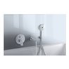 Duravit Wandanschlussbogen DN 15, m Brauseha., Rosette rund, chrom