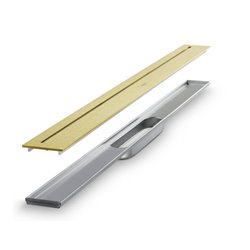 hansgrohe Fertigset Duschrinne AXOR Drain 800mm BGO