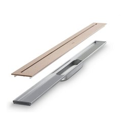 hansgrohe Fertigset Duschrinne AXOR Drain 800mm BRG