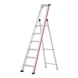 Hymer Stufenstehleiter mit Plattform, einseitig begehbar