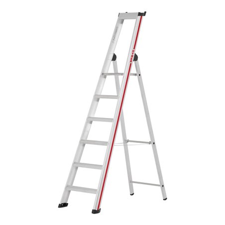 Hymer Stufenstehleiter mit Plattform, einseitig begehbar