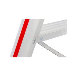 Hymer Stufenstehleiter mit Plattform, einseitig begehbar