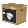 Duravit Wand-WC, Tiefspüler Set DuraStyle mit WC-Sitz, weiß