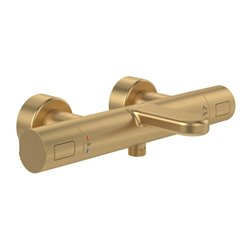 V&B V&B Wannen-Thermostat Universal Taps& Fittings rd, verst. Regler, Wandmont., brush. gol