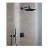 Duravit Wandanschlussbogen DN 15, o. Handbrausenh., Ros. eck., sw m
