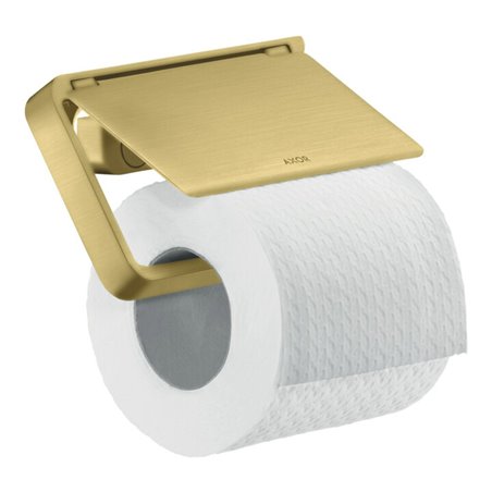 hansgrohe Papierhalter Axor universal mit Deckel, Metall, brushed brass