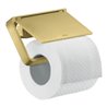hansgrohe Papierhalter Axor universal mit Deckel, Metall, brushed brass
