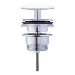 Duravit Schaftventil d 72mm, f WT o. ÜL, weiß Seidenmatt