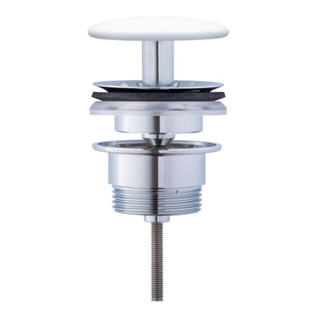 Duravit Schaftventil d 72mm, f WT o. ÜL, weiß Seidenmatt