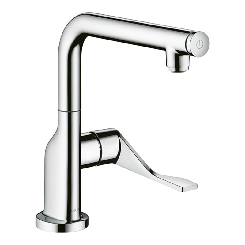 hansgrohe Spültisch-Einhebelmischer 230 Sel. Axor Citterio mit Schwenkauslauf, Edelstahl-Optik