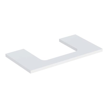 Geberit Waschtisch-Platte One 90x3x47cm, w/lack. ma, Ausschnitt mittig