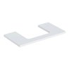 Geberit Waschtisch-Platte One 90x3x47cm, w/lack. ma, Ausschnitt mittig