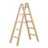 Hymer Holz-Sprossenstehleiter, beidseitig begehbar