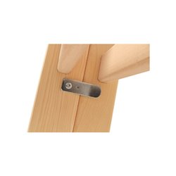 Hymer Holz-Sprossenstehleiter, beidseitig begehbar