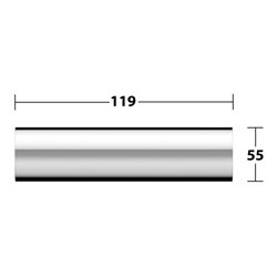 Keuco Toilettenpapier-Ersatzrollenhalter REVA verchromt, für Rollenbreite 100/120mm
