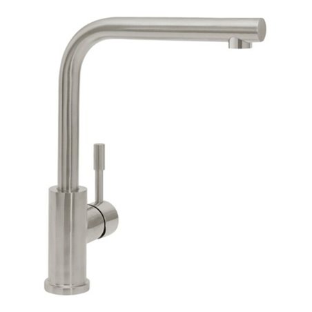 V&B Spültisch-Einhebelmischer Modern Steel 11,5 l/m., flex. Schlauch, ES massiv