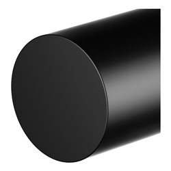 Keuco Toilettenpapier-Ersatzrollenhalter REVA schwarz matt, für Rollenbreite 100/120mm