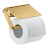 hansgrohe Papierhalter Axor universal mit Deckel, Metall, brushed gold optic