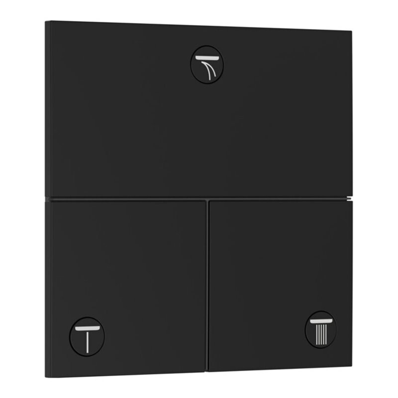 hansgrohe Ventil ShowerSelect Comfort E UP, für 3 Verbraucher, mattschwarz