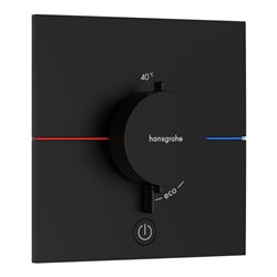 hansgrohe Ventil ShowerSelect Comfort E UP, für 3 Verbraucher, mattschwarz