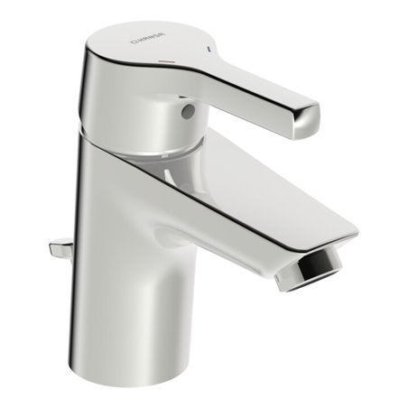 Hansa Waschtisch-Einhebelmischer HANSAPALENO m Ablaufgarnitur, Ausladung 103mm, chrom