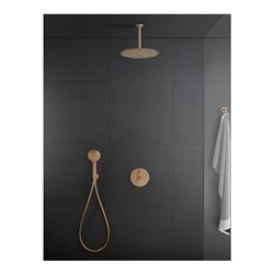 Duravit Handbrause 3jet 110 MinusFlow 245mm, A-Gew G 1/2, D 110mm, bron geb.