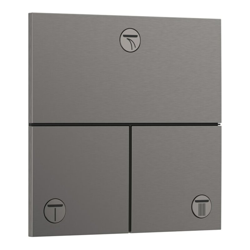 hansgrohe Ventil ShowerSelect Comfort E UP, f 3 Verbr., brushed black chrome