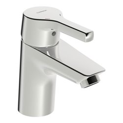 Hansa Waschtisch-Einhebelmischer HANSAPALENO o. Abl-Garnitur, Ausladung 103mm, chrom