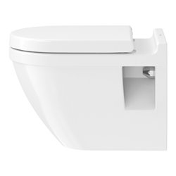 Duravit Wand-WC, Tiefspüler Starck 3 36,5x54,5cm, 6 l, Bef.-Abstand 23cm, we