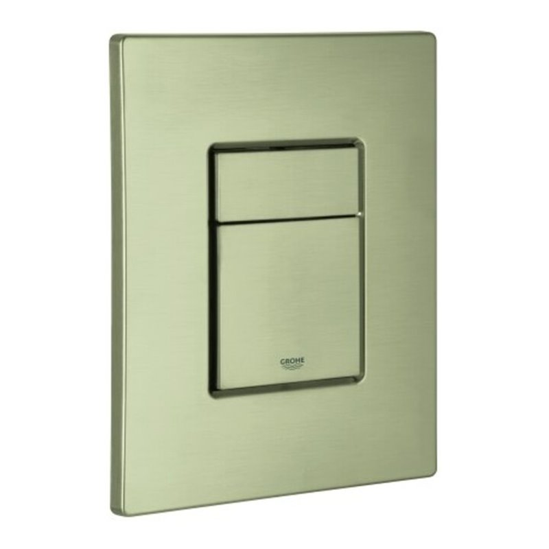 Grohe Abdeckplatte 42371 mit Drucktaste nickel gebürstet