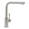 V&B Spültisch-Einhebelmischer Modern Steel ND, 11,9 l/m., flex. Schlauch, massiv