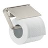 hansgrohe Papierhalter Axor universal mit Deckel, Metall, Edelstahl-Optik