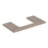 Geberit Waschtisch-Platte One 90x3x47cm, N hick./Mela Holz, AS mit.