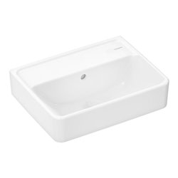 hansgrohe Handwaschbecken Xanuia Q 450x340mm, o. Hahnl., mit Überlauf, weiß