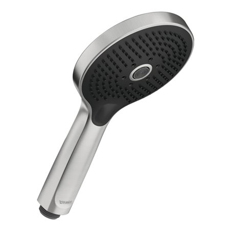 Duravit Handbrause 3jet Click 120 MinusFlow 240mm, Anschl.-G. G 1/2, ES gebürstet